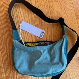 Deadstock BAGGU Small Shoulder Bag Teal Mix